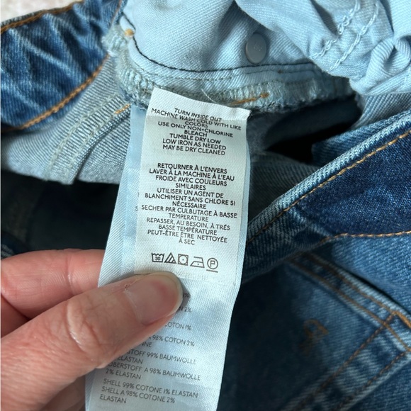 NWT PILCRO VINTAGE HIGH-RISE STRAIGHT-LEG JEANS Size 27 - Picture 6 of 12